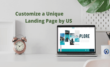 We provide digital marketing services to customize a unique landing page.
