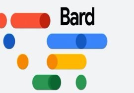 The Google Bard AI logo is shown on a white background.